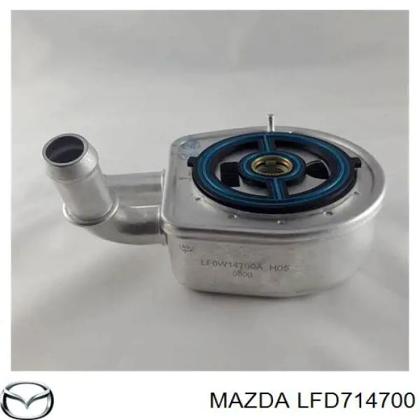 Купить LFD714700 Mazda Радиатор масляный (холодильник), под фильтром