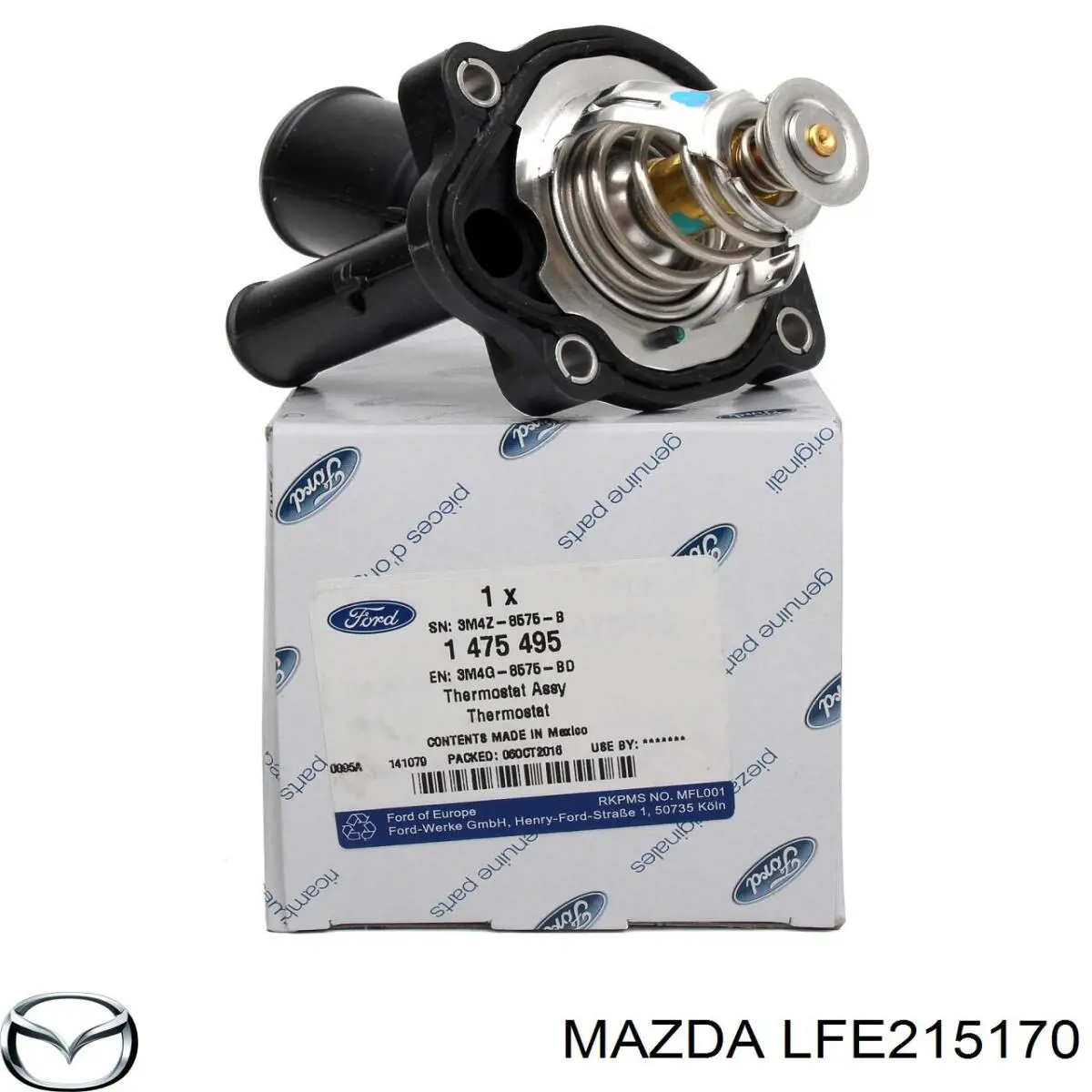 Термостат в корпусе Mazda LFE215170 цена, от 22.80 USD