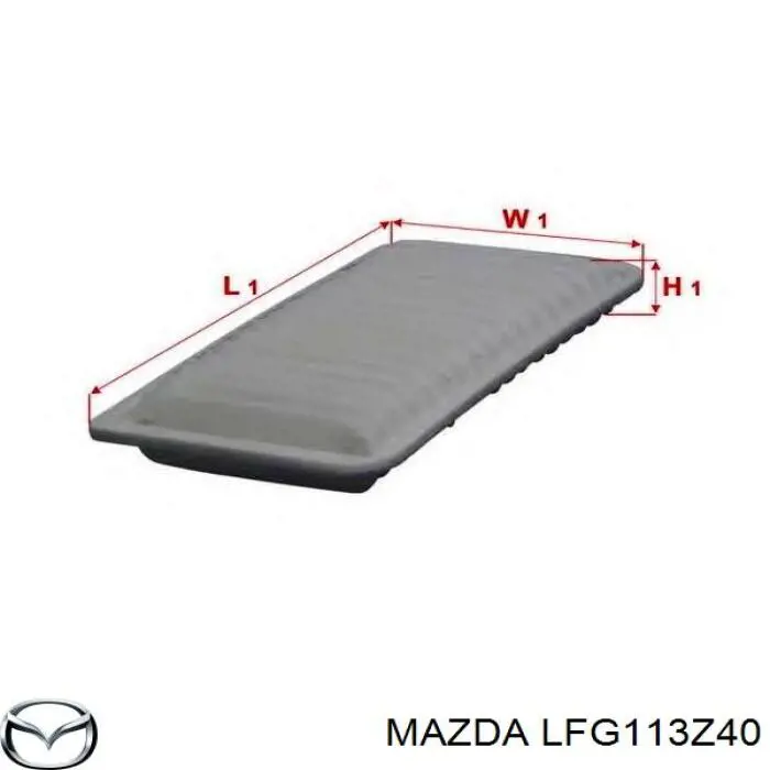 Купить LFG113Z40 Mazda Автомобильный фильтр воздуха