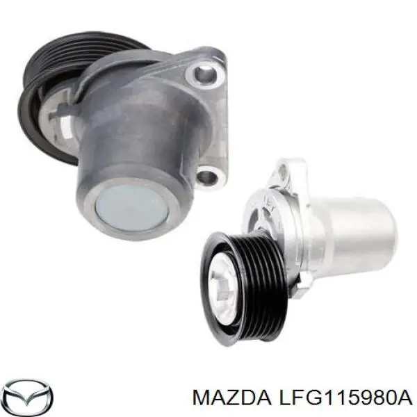 Натяжитель приводного ремня LFG115980A Mazda