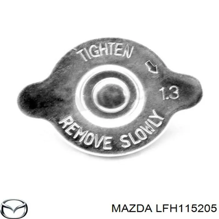 LFH115205 Mazda tampa (tampão do radiador)