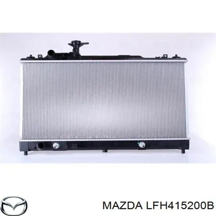 LFH415200B Mazda radiador de esfriamento de motor