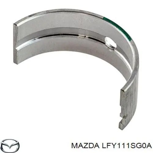 LFY111SG0A Mazda вкладыши коленвала коренные, комплект, стандарт (std)