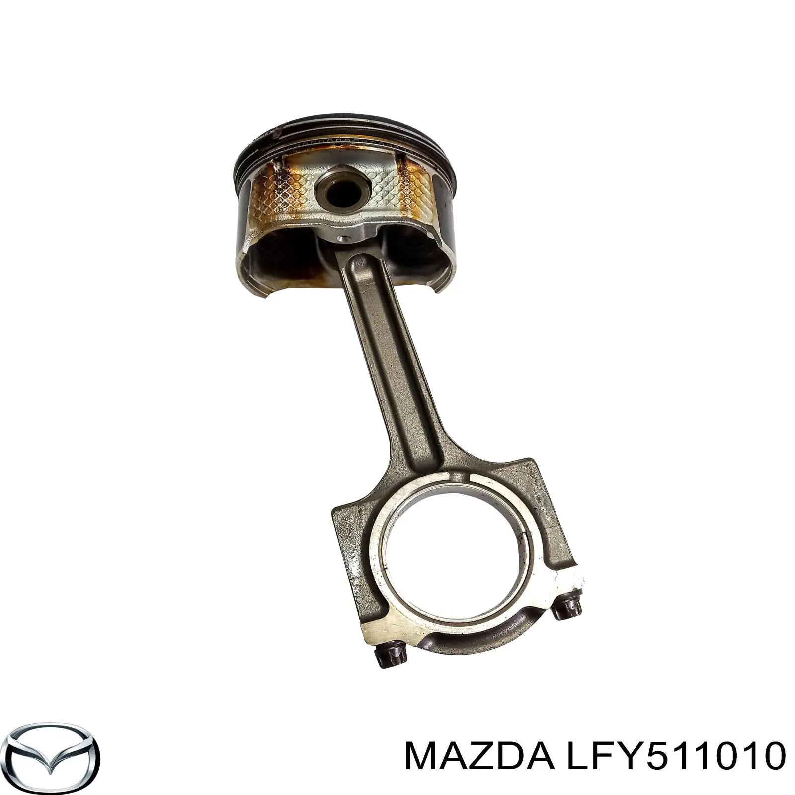 Поршень в комплекте на 1 цилиндр, 2-й ремонт (+0,50) на Mazda 6 GG