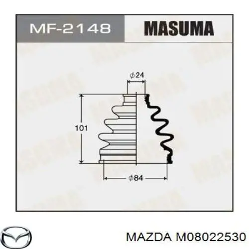 M08022530 Mazda Пыльник шарнира привода