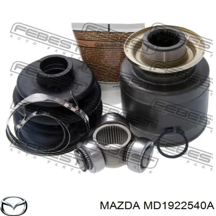 Пыльник шарнира угловых скоростей внутренний передний Mazda MD1922540A цена, от 6.28 USD