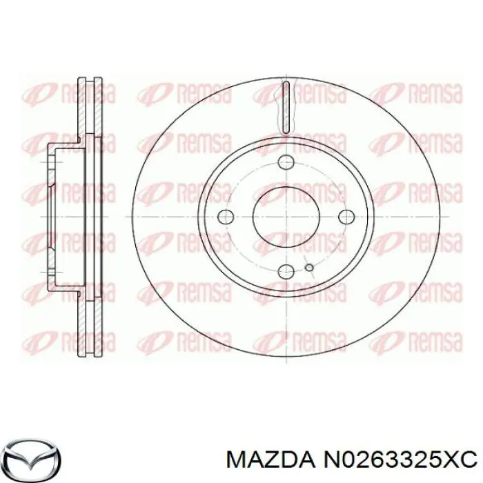Купить N0263325XC Mazda Ротор тормозной