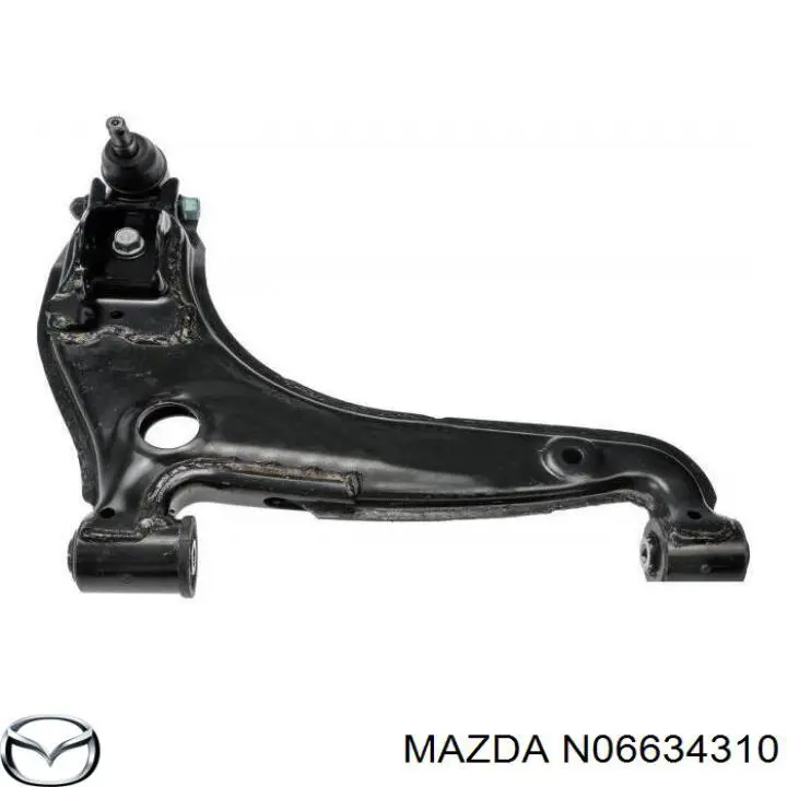 Рычаг передней подвески нижний правый N06634310 Mazda