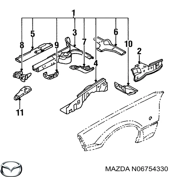 N06754330 Mazda - купить недорого в Украине