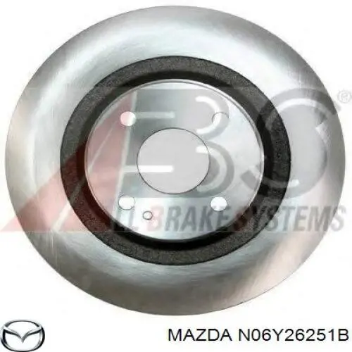 Тормозные диски N06Y26251B Mazda