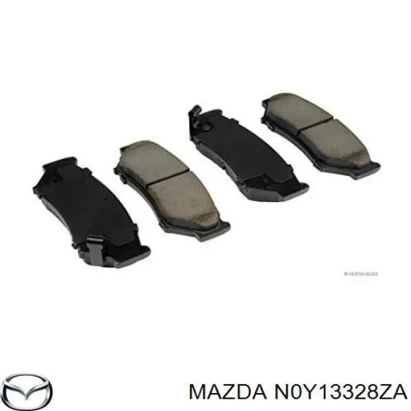 Купить N0Y13328ZA Mazda Колодки тормозные