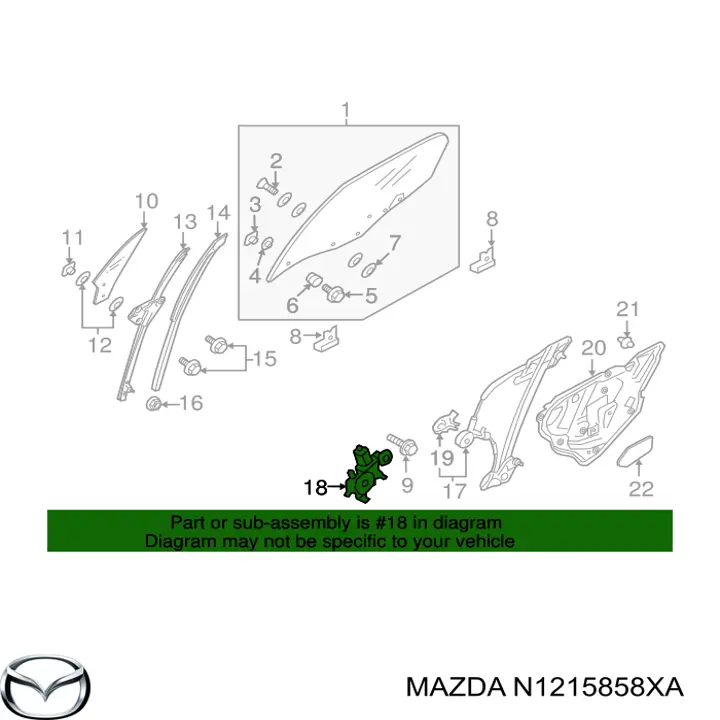  N1215858XA Mazda