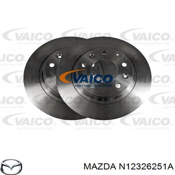 Купить N12326251A Mazda Диск тормозной задний