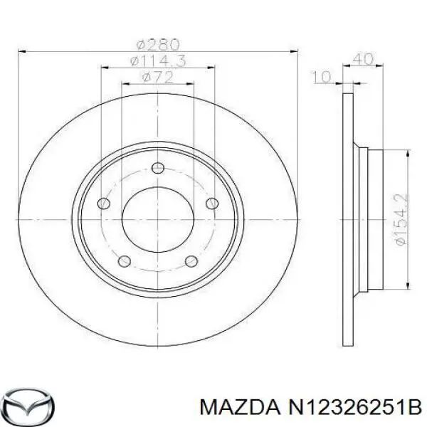 N12326251B Mazda 