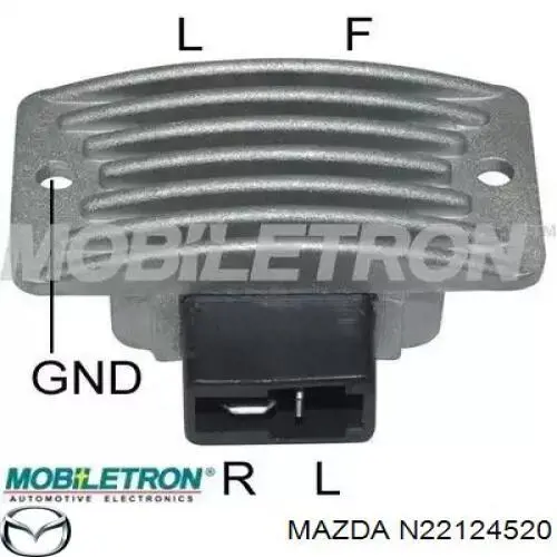 Купить N22124520 Mazda Реле регулятор напряжения генератора