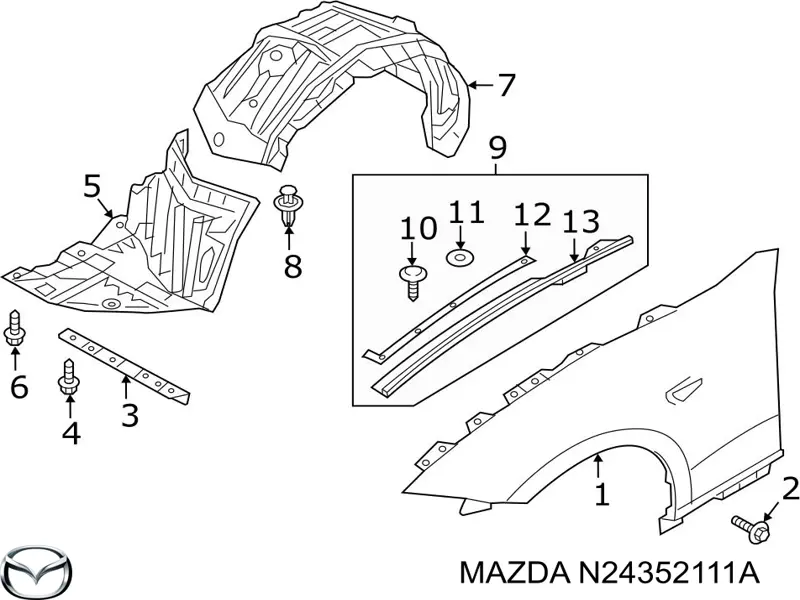 N24352111A Mazda 