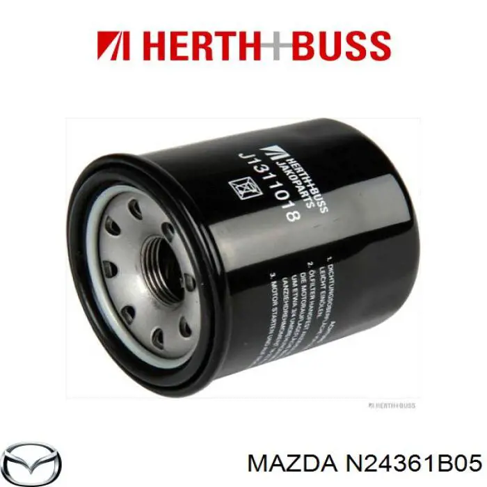 Купить N24361B05 Mazda Фильтр салона угольный