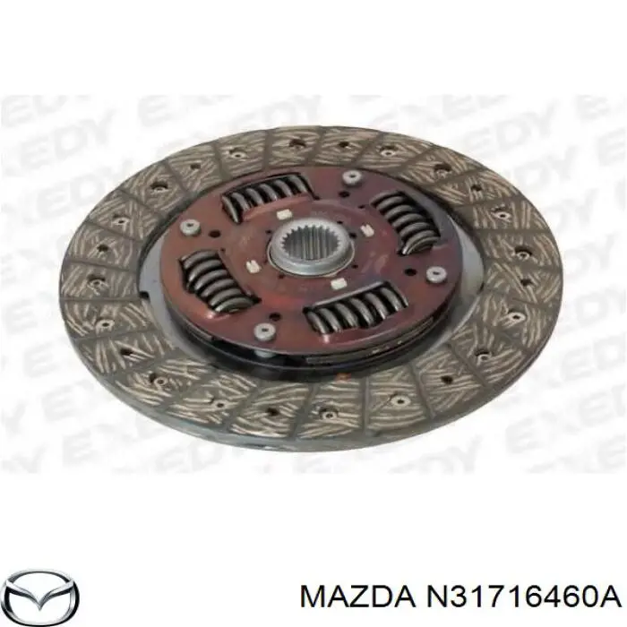 Диск сцепления  MAZDA N31716460A