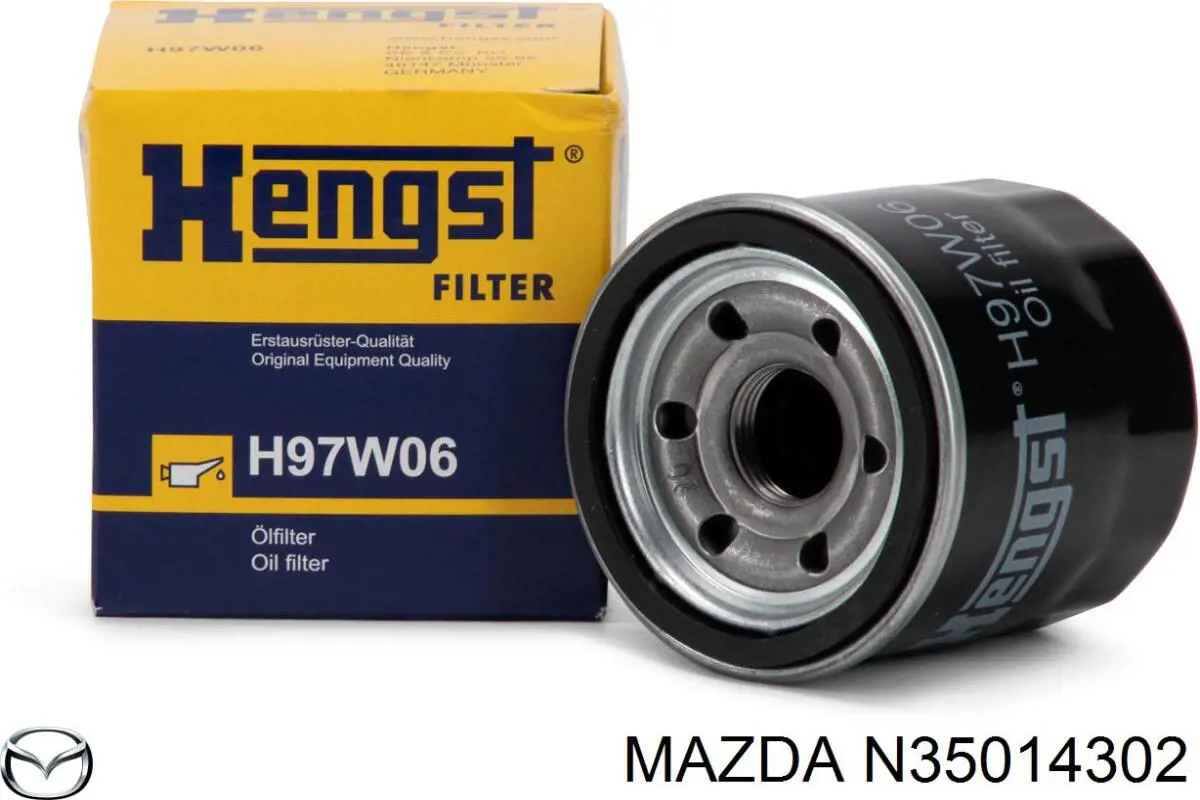 Filtro de aceite N35014302 Mazda