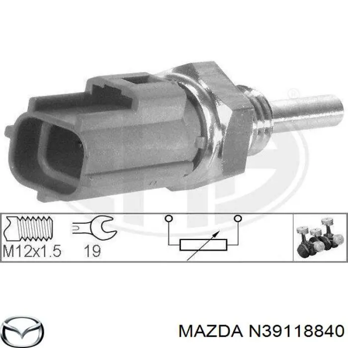 N39118840 Mazda датчик температуры охлаждающей жидкости