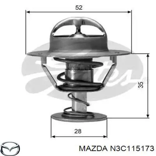 N3C115173 Mazda 