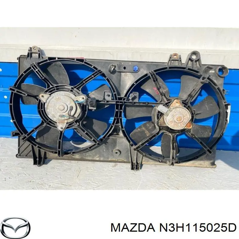 Электровентилятор охлаждения в сборе Mazda N3H115025D цена, от 88.69 USD