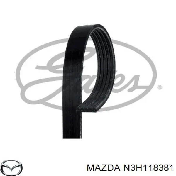 N3H1-18-381 Mazda ремень генератора