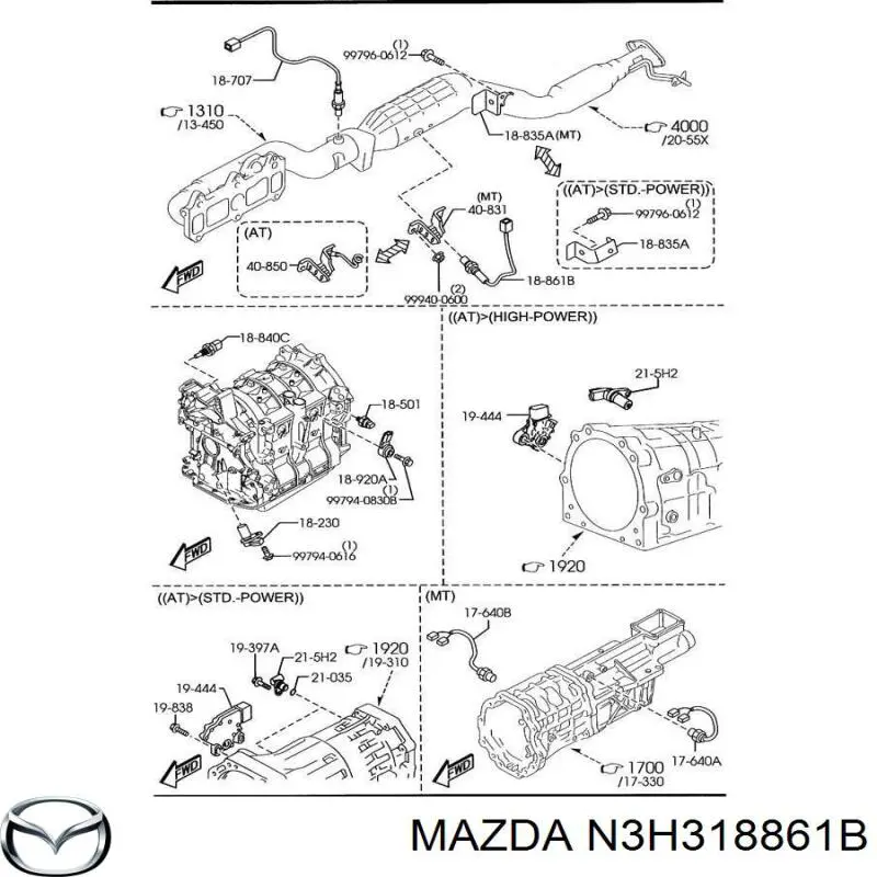  N3H318861B Mazda