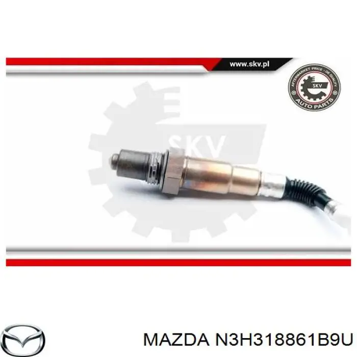Купить N3H318861B9U Mazda Лямбда-зонд, датчик кислорода после катализатора