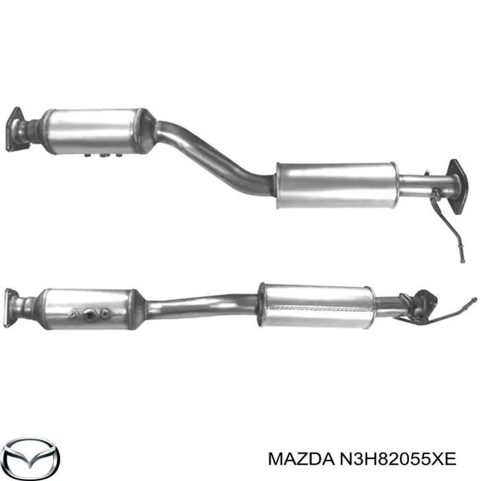 N3H82055XD Mazda конвертор - катализатор
