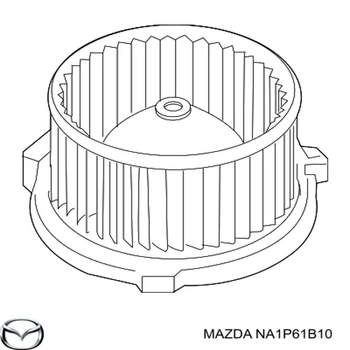 Мотор вентилятора печки (отопителя салона) Mazda NA1P61B10