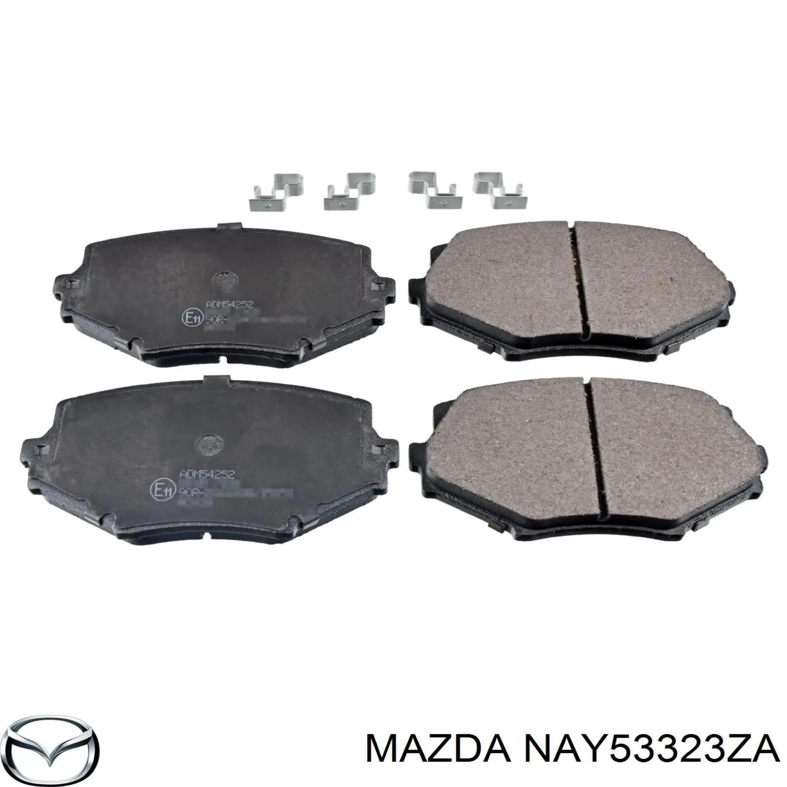 Передние тормозные колодки NAY53323ZA Mazda