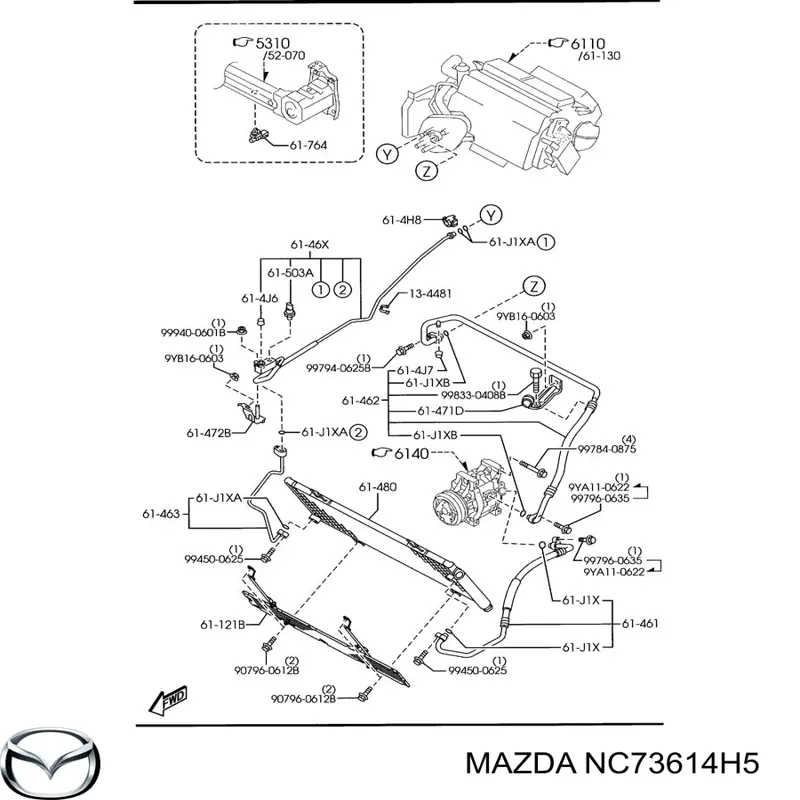  NC73614H5 Mazda