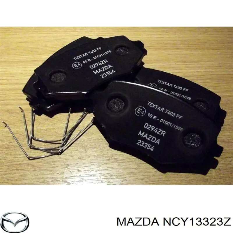 Передние тормозные колодки NCY13323Z Mazda