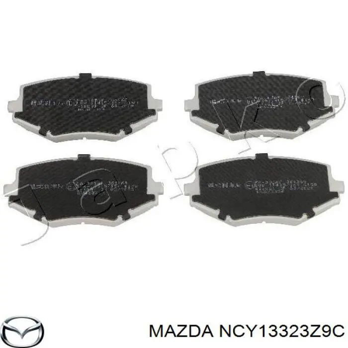 Передние тормозные колодки NCY13323Z9C Mazda