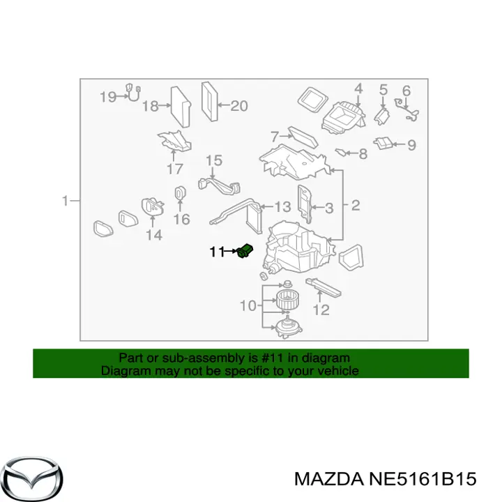  NE5161B15 Mazda