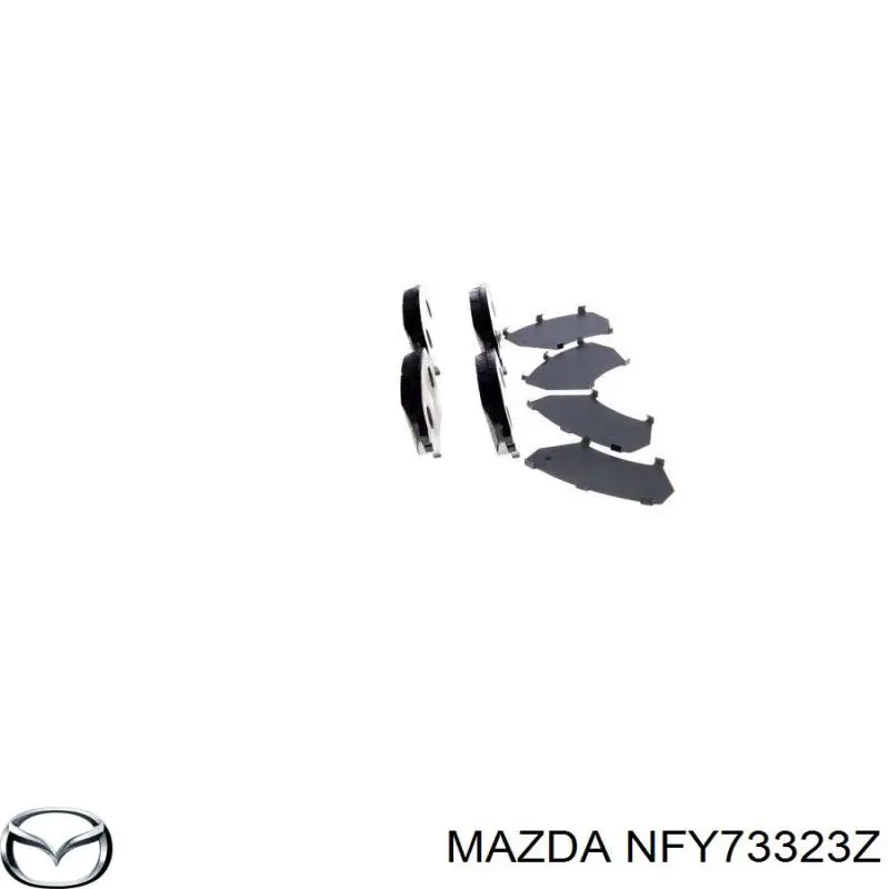 Тормозные колодки Mazda NFY73323Z