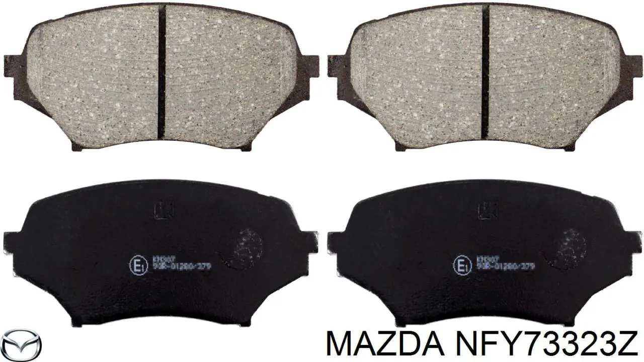 Колодки Mazda NFY73323Z цена, от 29.96 USD