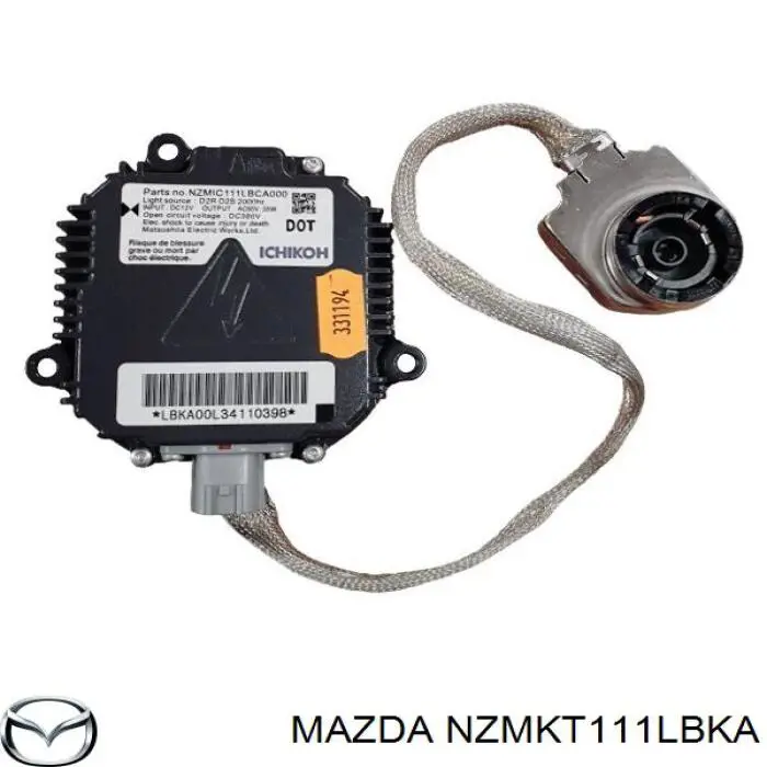  Mazda NZMKT111LBKA цена, от 50.68 USD