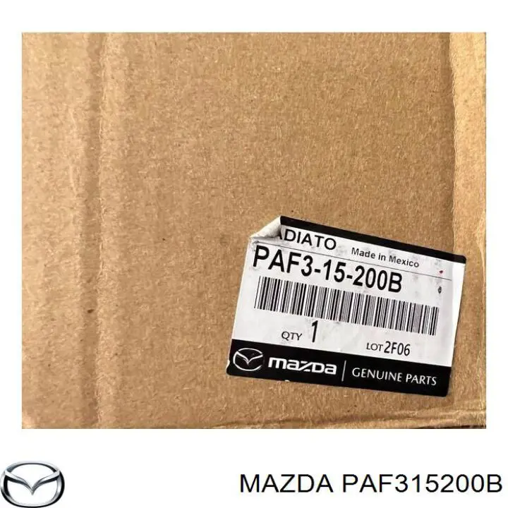 PAF315200 Mazda Радиатор основной