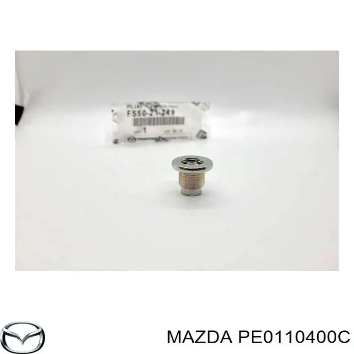PE0110400C Mazda поддон масляный картера двигателя