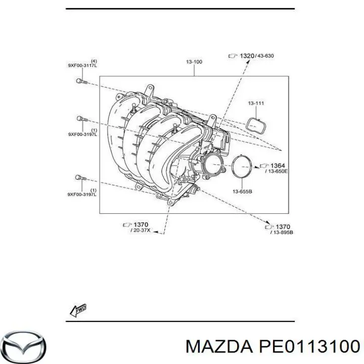  PE0113100 Mazda