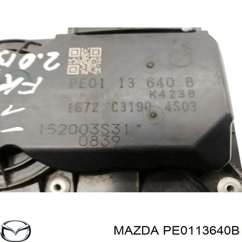 Купить PE0113640B Mazda Блок дроссельной заслонки