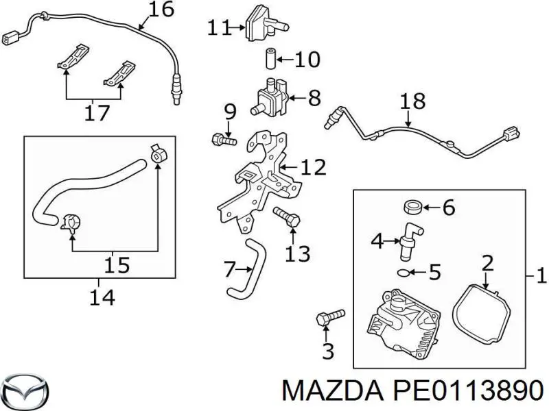 PE0113890 Mazda 