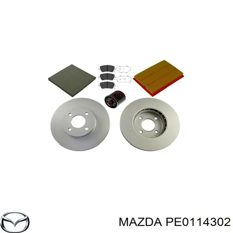 Фильтр масла Mazda PE0114302