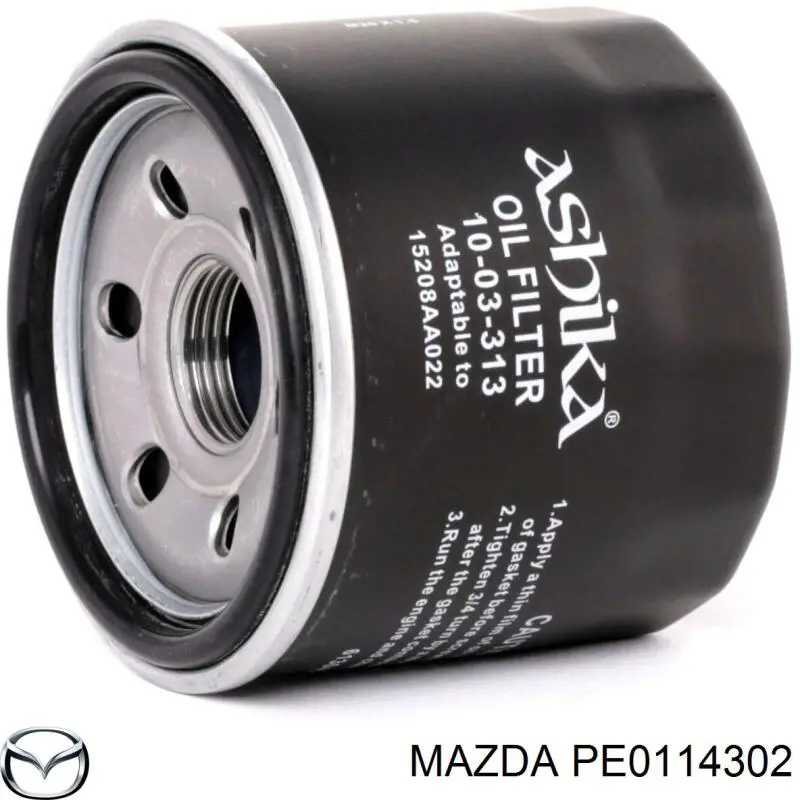 Filtro de aceite PE0114302 Mazda