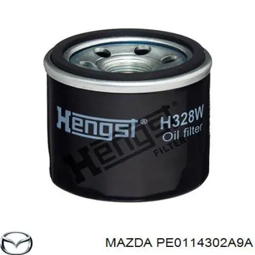 Filtro de aceite PE0114302A9A Mazda