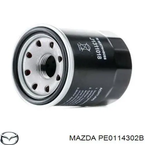 Filtro de óleo Mazda PE0114302B