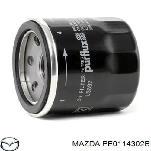 PE0114302B Mazda Filtro de óleo