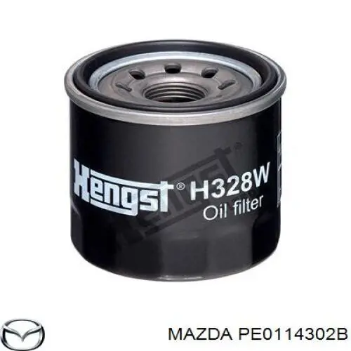 Filtro de óleo Mazda PE0114302B preço, a partir de 9,88 USD